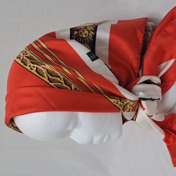 Foulards Baccara Lyon 100% Silk Made in France Scarf - Picture 7 of 8